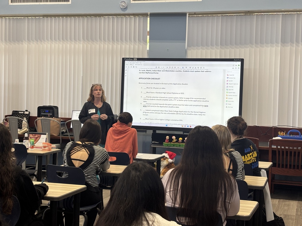 Guest Speaker at MCHS - Shannon Reese