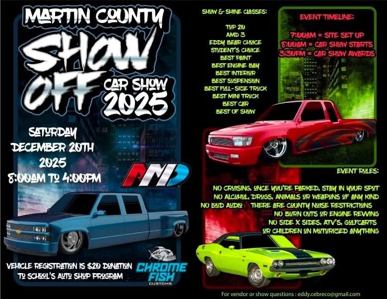 Martin County Show Off Car Show 2025