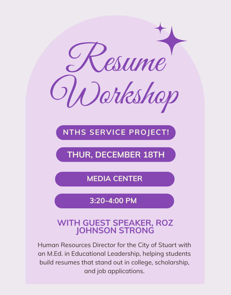 Resume Workshop @MCHS