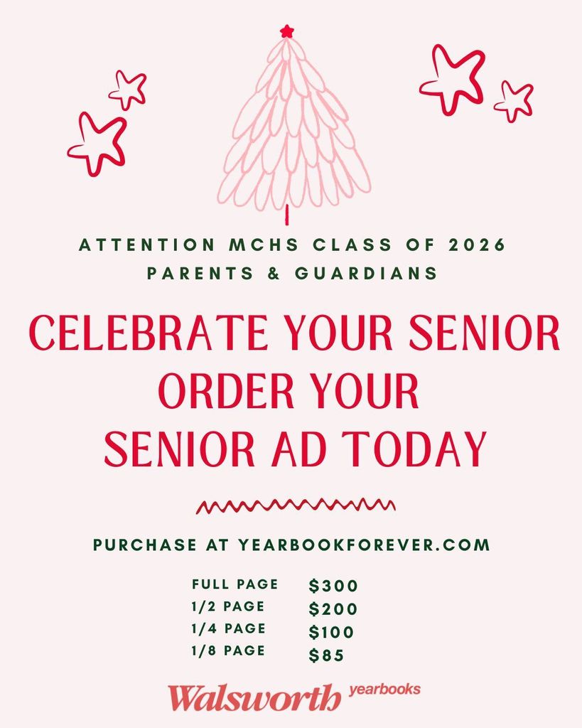 MCHS Class of 2026 Senior Yearbook Ads