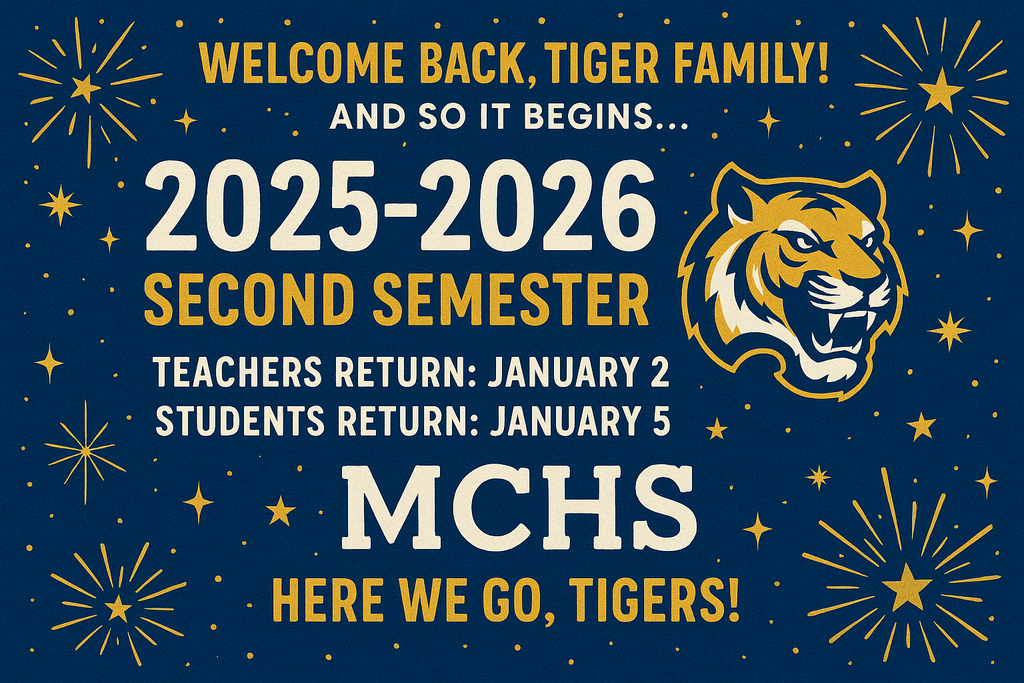 Starting Dates for Second Semester @MCHS