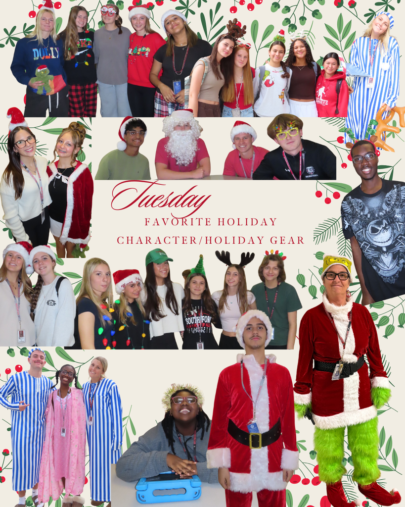 Spirit Week Winter '25-Holiday Character