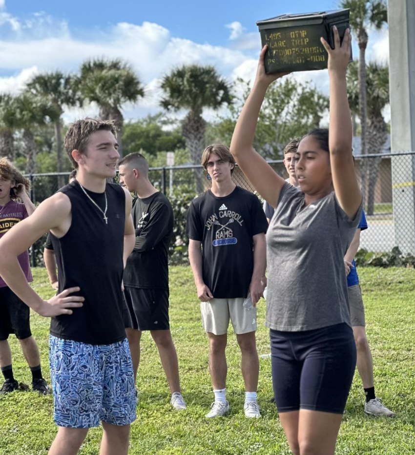 JROTC students compete in Rep. Brian Mast's fitness challenge