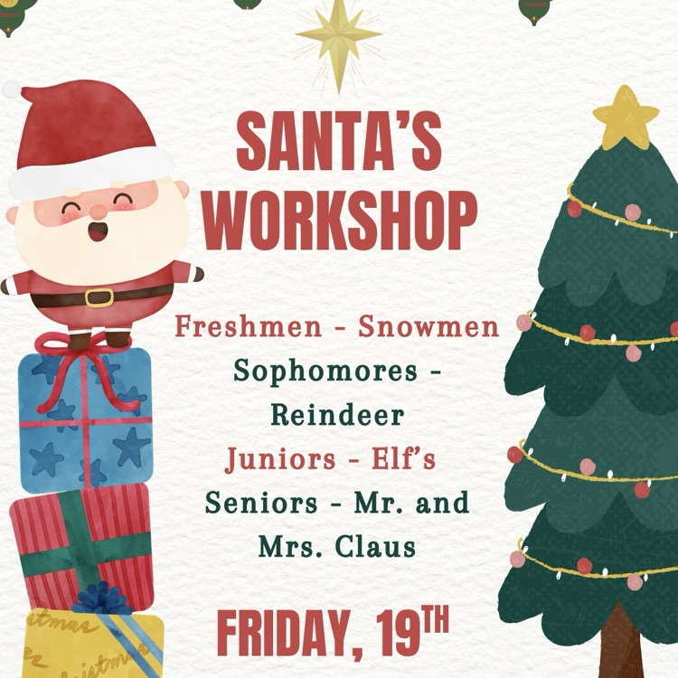 JBHS Holiday Spirit Days 2025