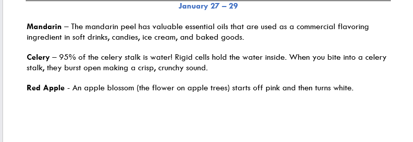 FFVP Nutrition Nibbles Jan 27-29