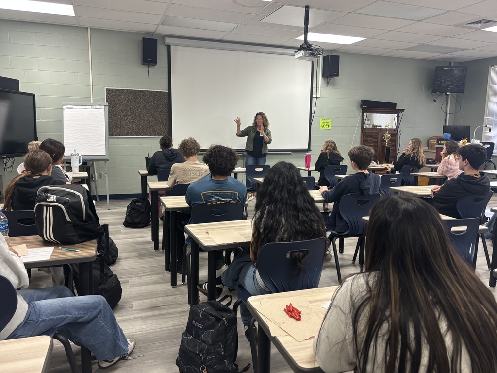 Guest Speaker at MCHS - Marie Webb