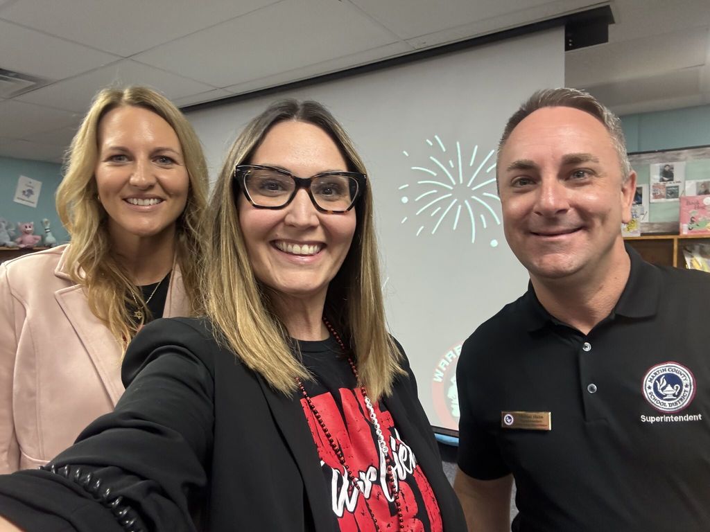 Superintendent Maine visits WES Warriors in leadership