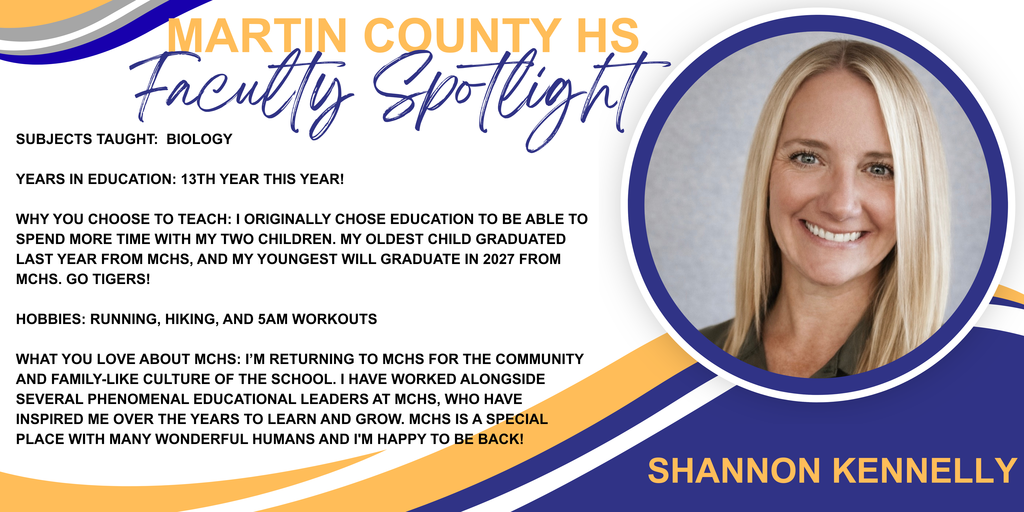 MCHS Staff Spotlight - Shannon Kennelly