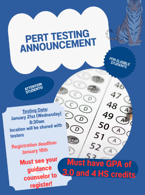 PERT Testing @MCHS