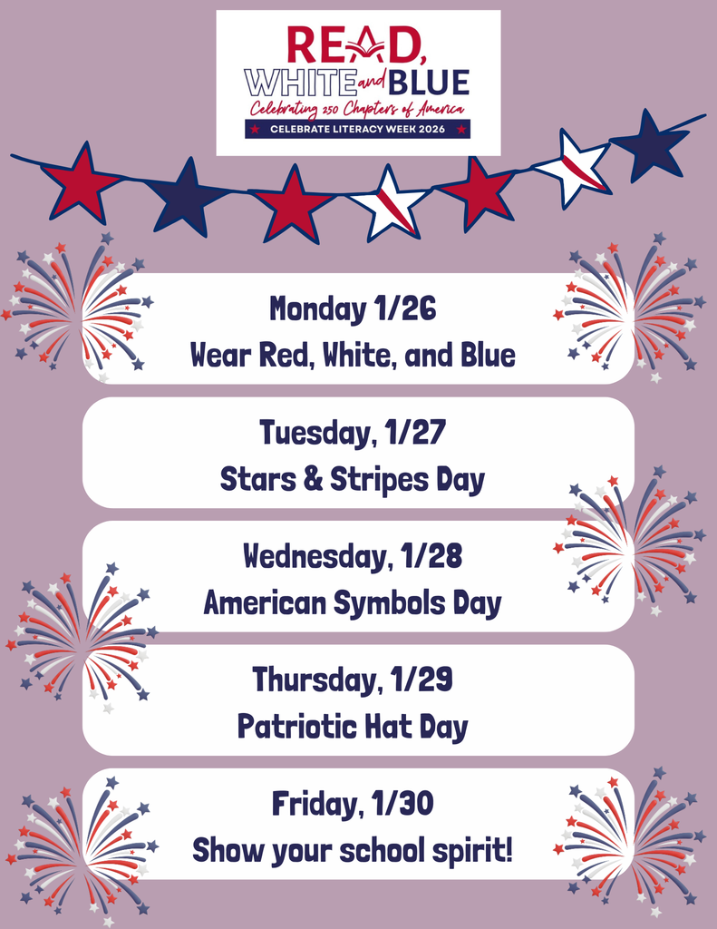 Read White and Blue theme days