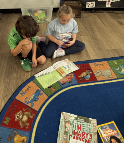 Evans Kdg and 3rd grade 3 - Literacy week