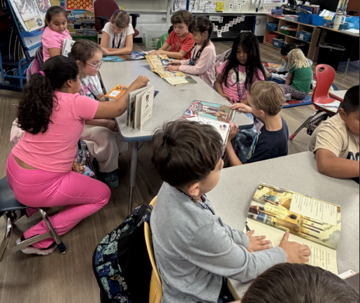 Evans Kdg and 3rd grade - Literacy week