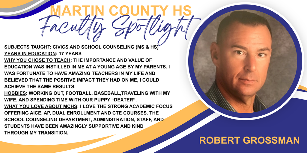 MCHS Staff Spotlight -Robert Grossman