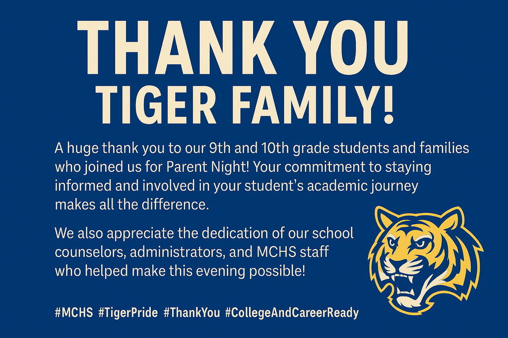 MCHS Current 9th & 10th Grade Parent Night