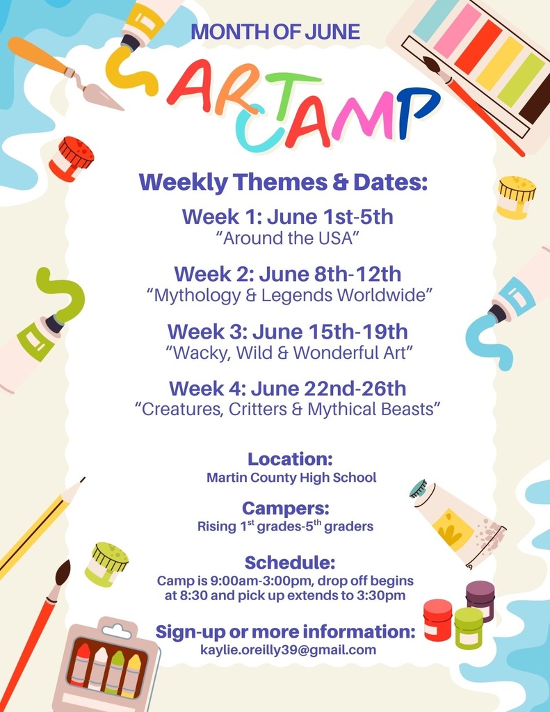 Art Camp @MCHS - June 2026
