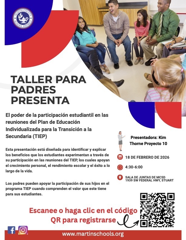 ESE Parent Workshop: Students Engaged in TIEP Meeting