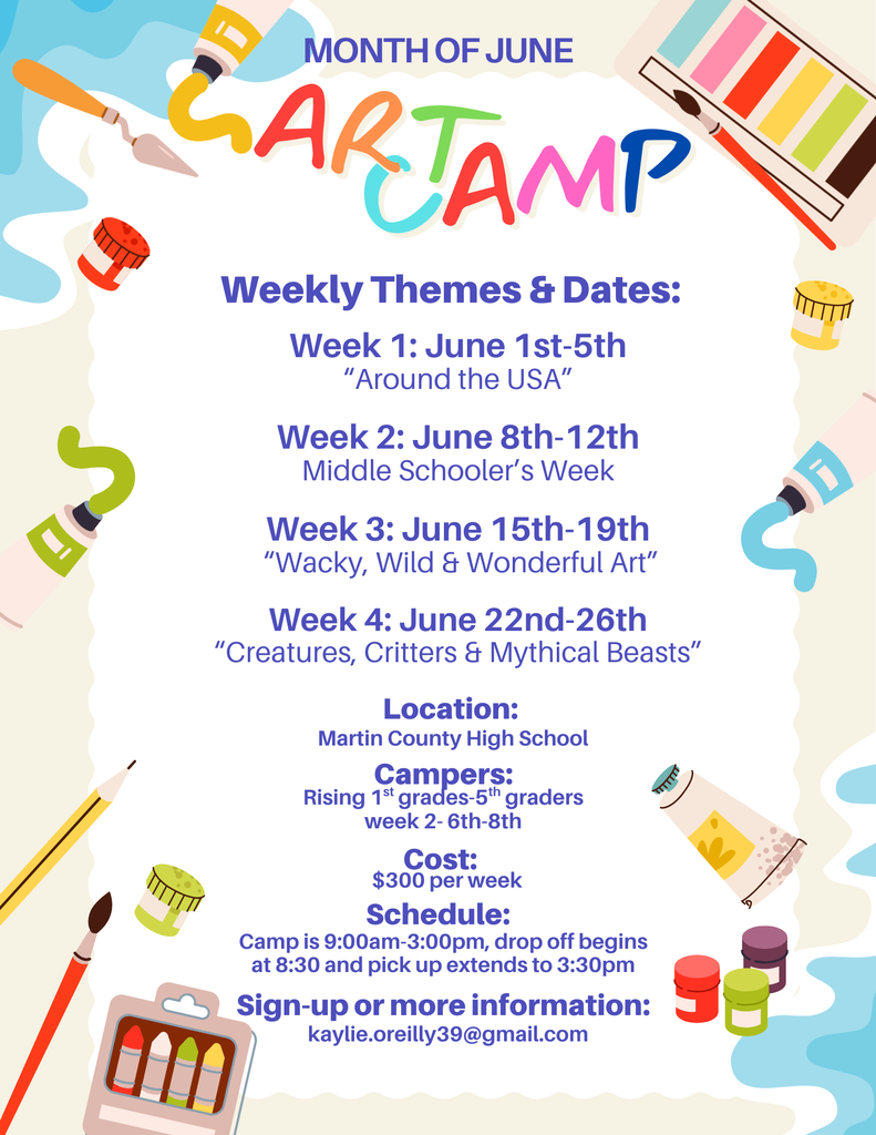 Art Camp @MCHS - June 2026