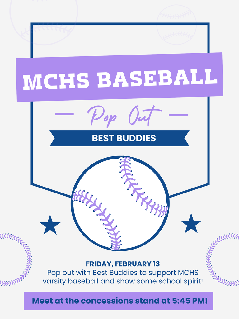 MCHS Varsity Baseball Pop Out with Best Buddies
