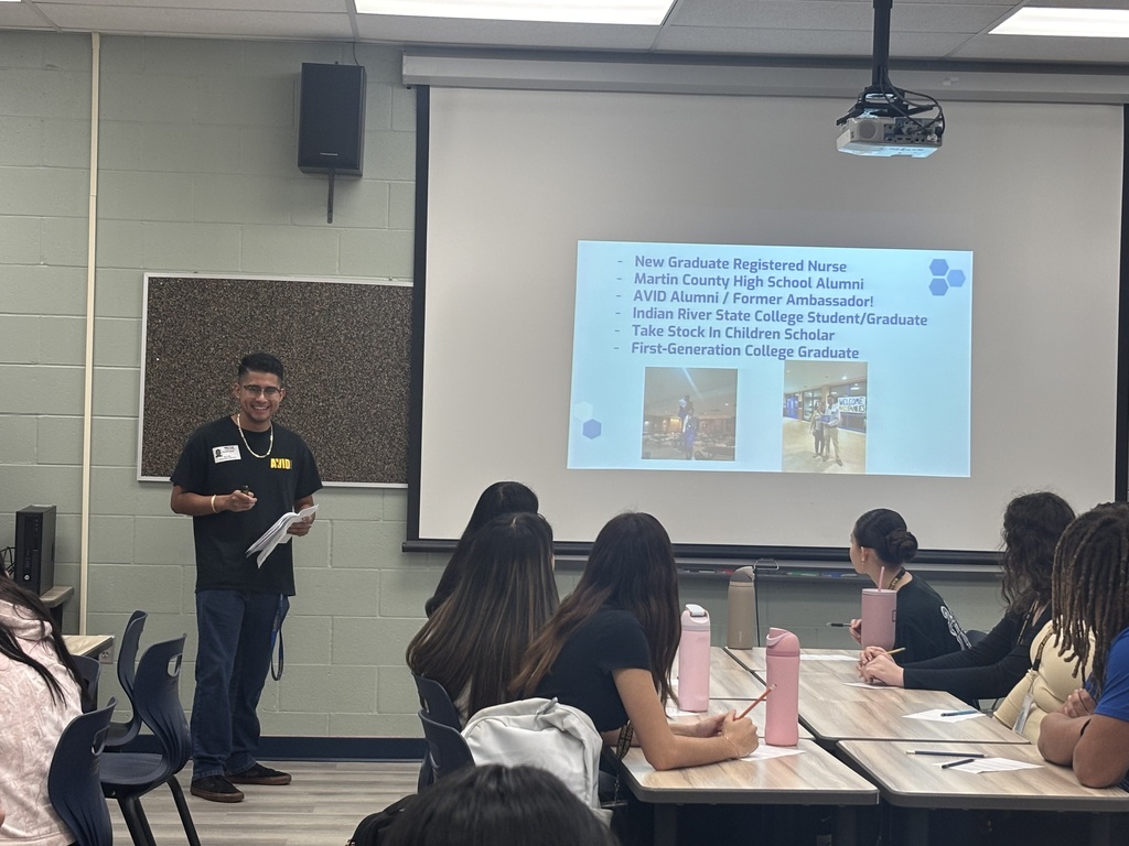 Guest Speaker at MCHS - David Delgado