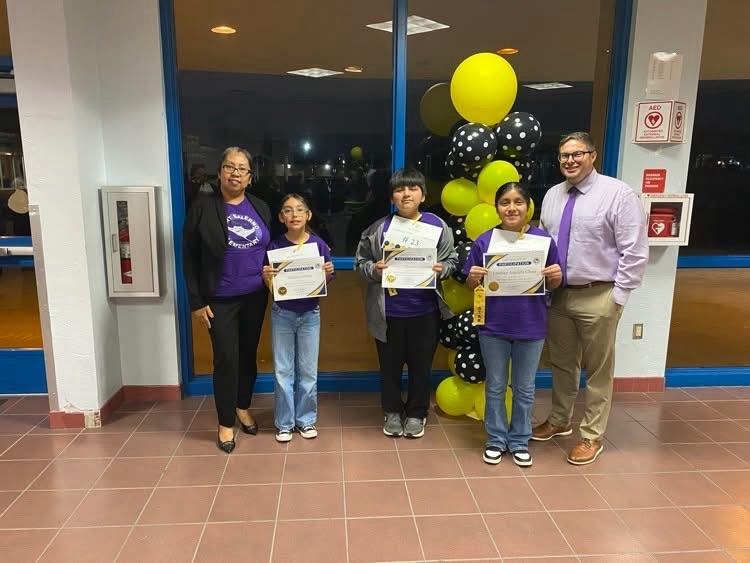 elementary school students compete in annual spelling bee