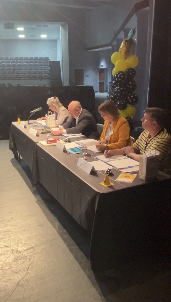 elementary school students compete in annual spelling bee