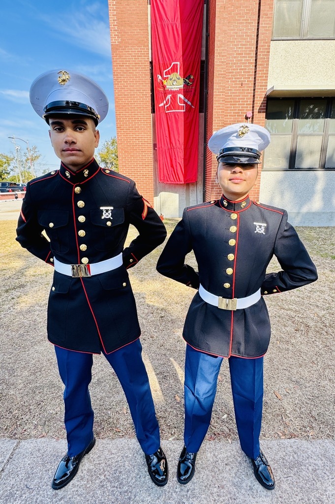 Two students graduate from Marines boot camp