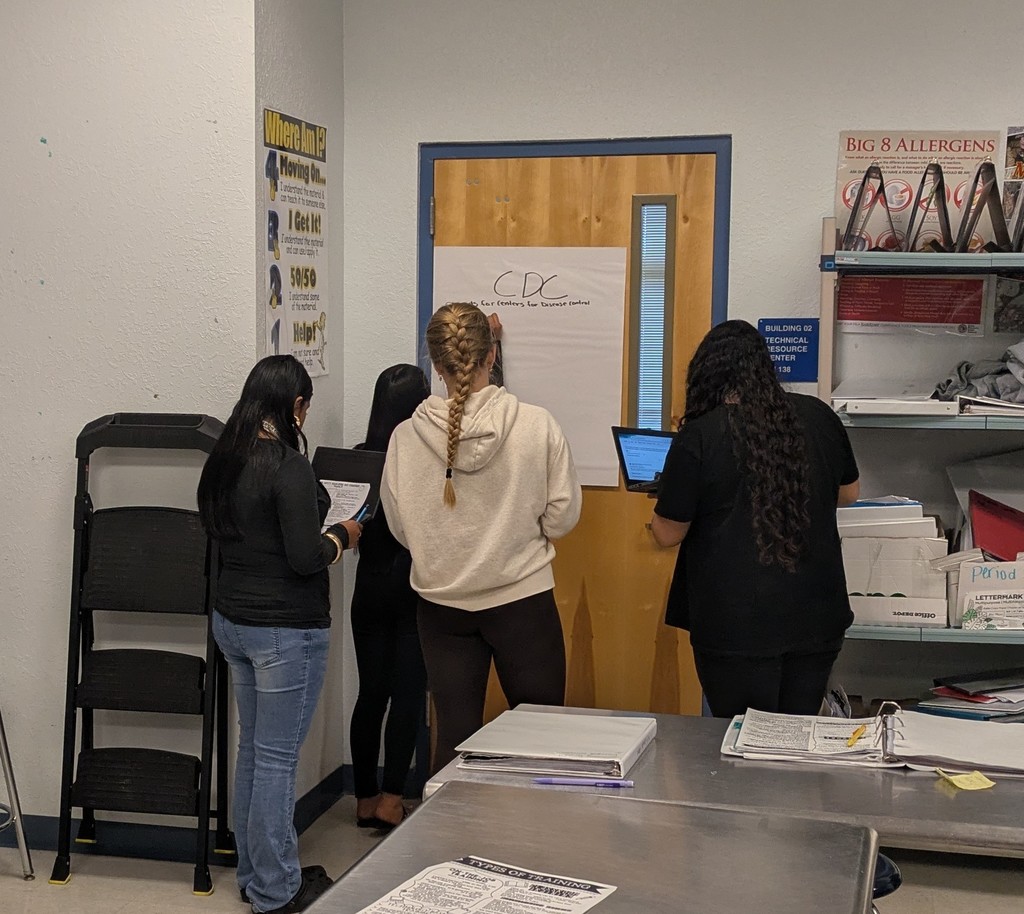 MCHS Nutrition Wellness Students Learning about Regulatory Agencies for Food Safety