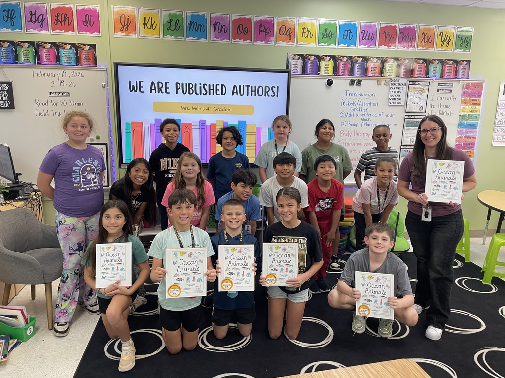 Mrs. Johns' 4th graders are authors!