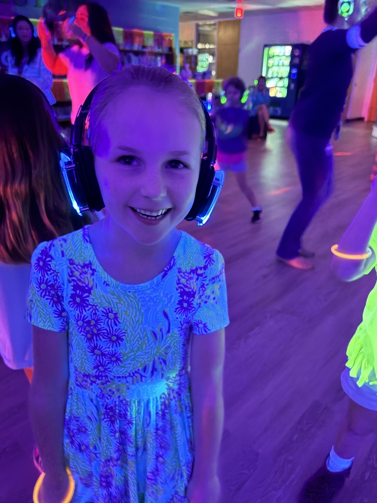 Students enjoying the Silent Disco