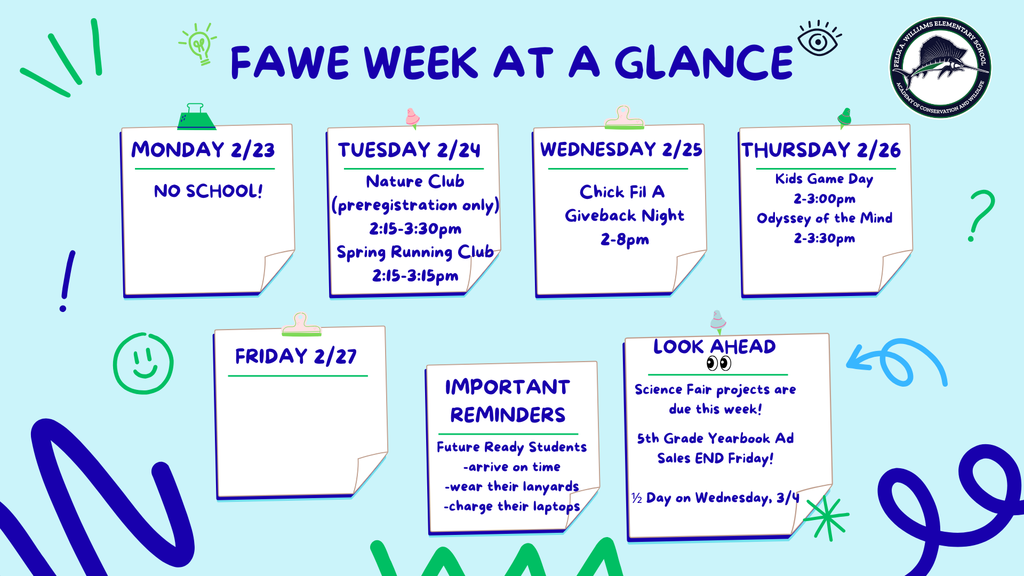 Week at a glance