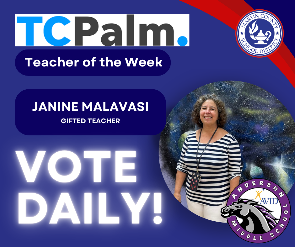 TCPalm Teacher of the Week Janine Malavasi