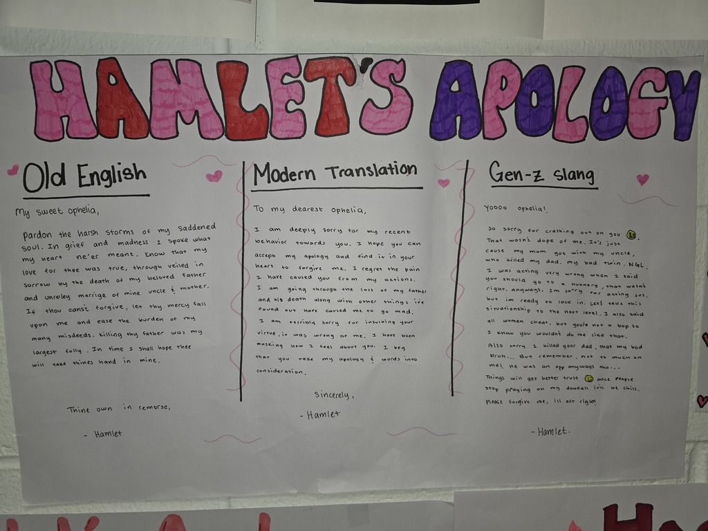 Literary Analysis Meets Creativity MCHS