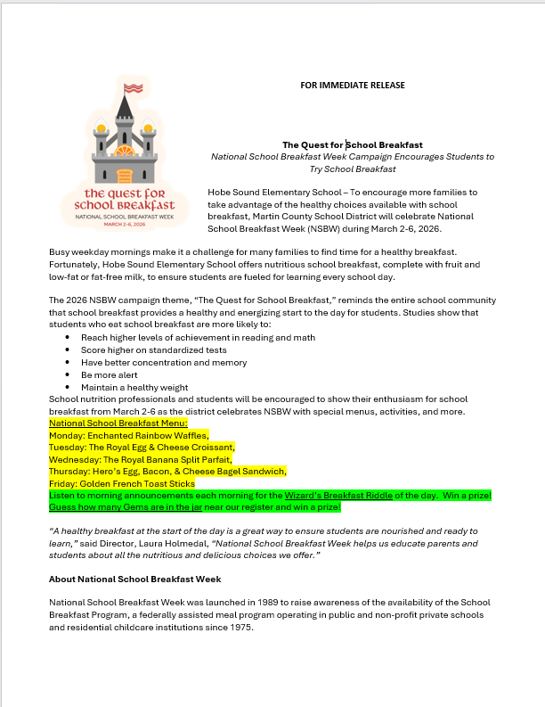 National school breakfast week poster 2 2026