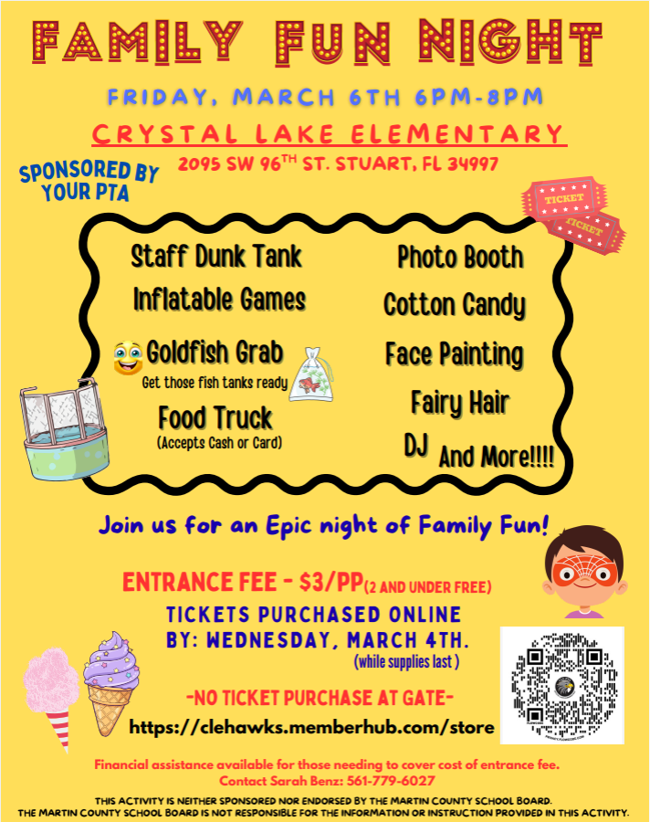 Family Fun Night - March 6