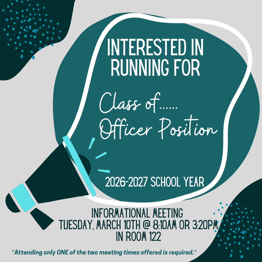 JBHS Class Officers 2026-27