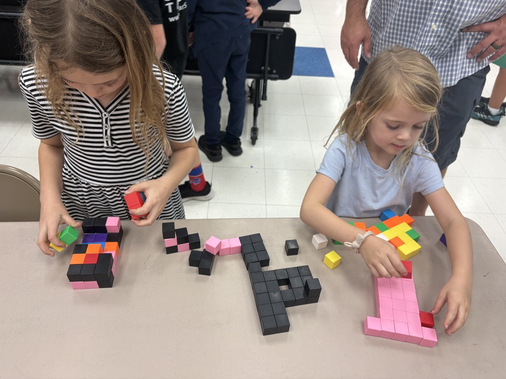 playing with blocks
