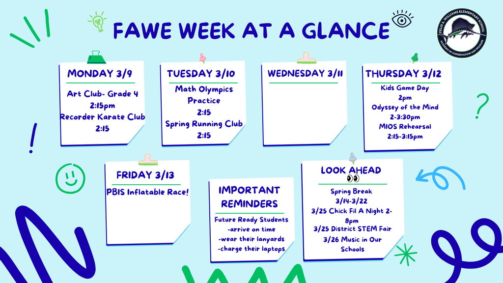 week at a glance