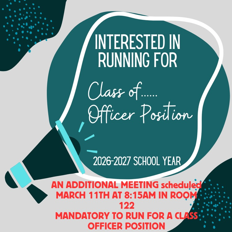 JBHS Class Officer Elections