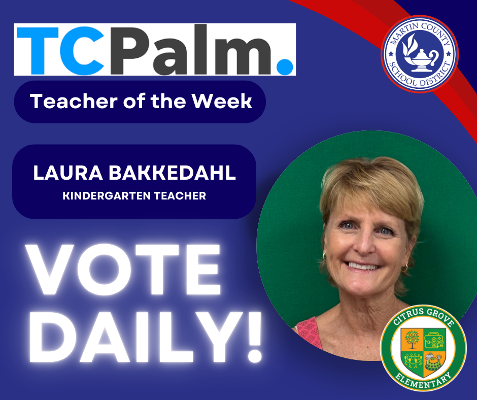 TCPalm Teacher of the Week March 22-24 Laura Bakkedahl
