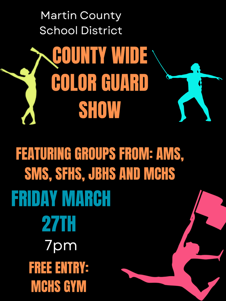 County Wide Color Guard Show - MCHS - Friday, March 27