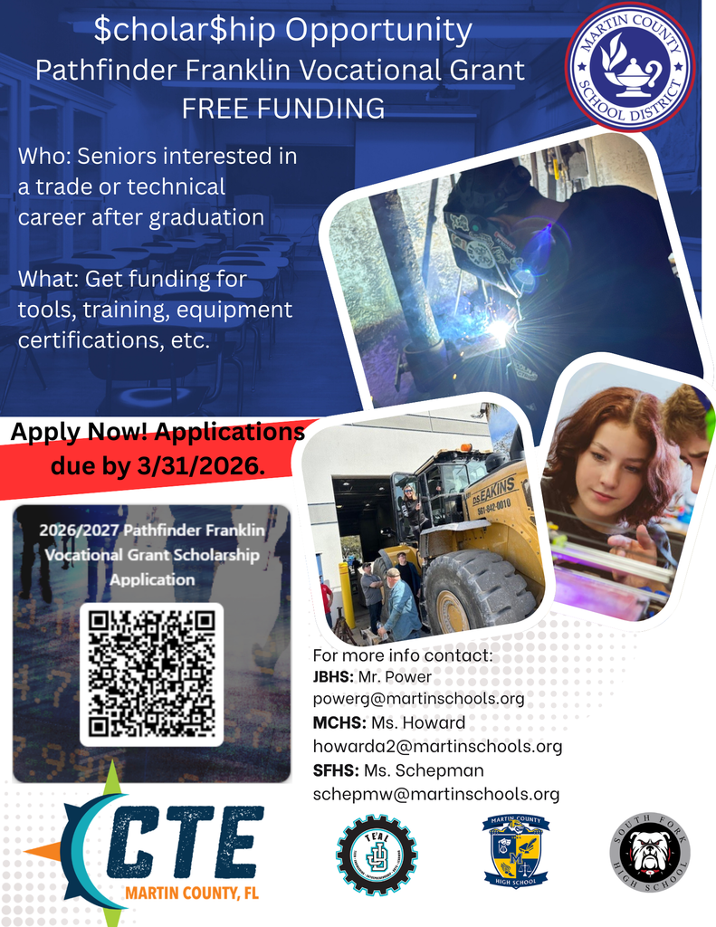 MCSD Scholarship Opportunity Pathfinder Franklin Vocational Grant