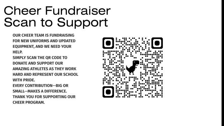 cheer fundraiser