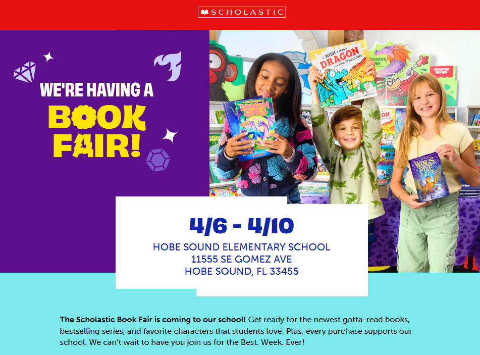 Book Fair announcement
