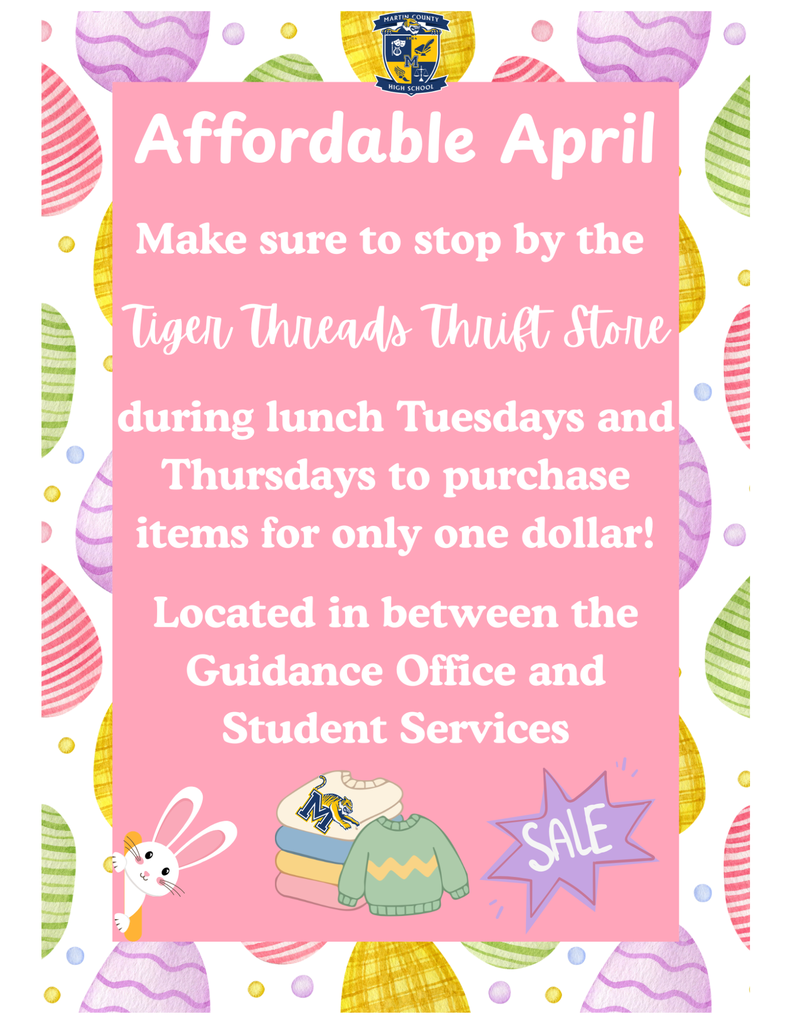 Affordable April at the Tiger Threads Thrift Store