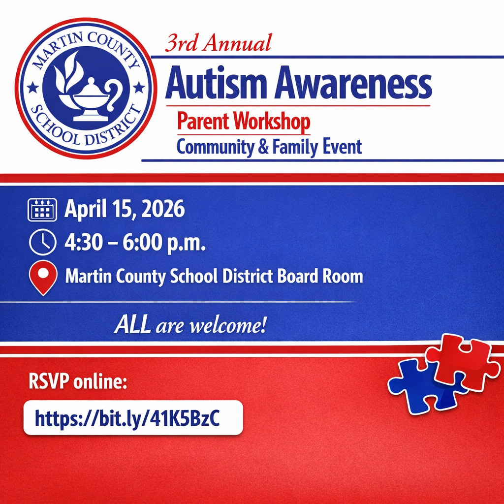 MCSD 3rd Annual Autism Awareness Parent Workshop