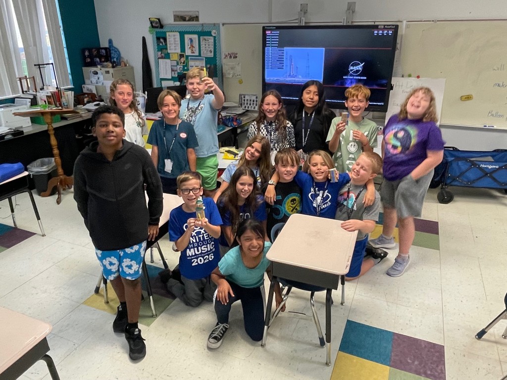4th grade preparing for Artemis Launch on April 1, 2026