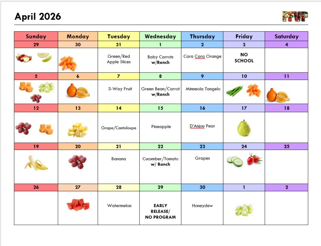 FFVP April calendar 2026