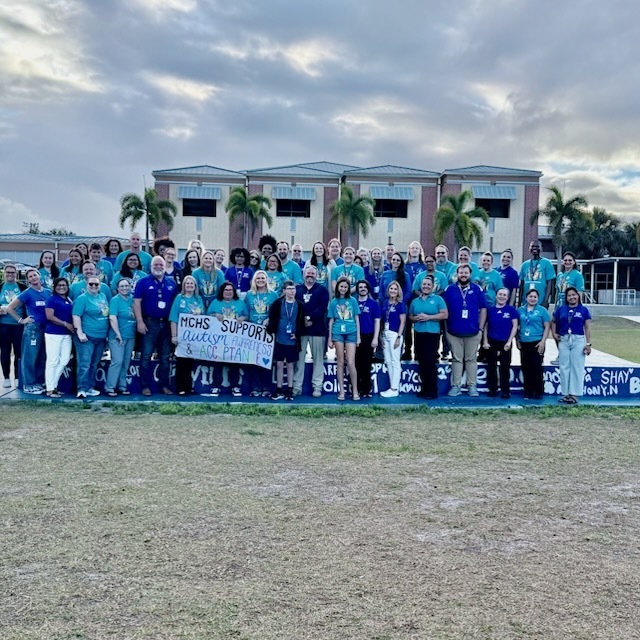 MCHS Shines BLUE for Autism Awareness & Acceptance!