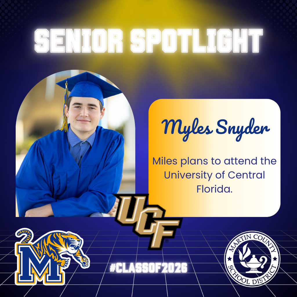 Spotlight on MCHS senior Myles Snyder