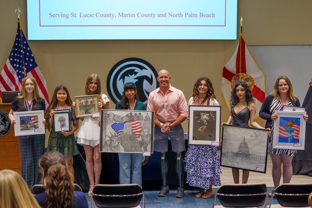 Celebrating Brooklyn Kelly of Martin County High School for 3rd place in congressional art competition